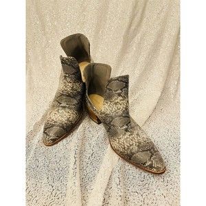 Arider Girl Snakeskin Ankle Boots Women’s Sz 10 Sz 41